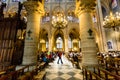 cathedral interior, notre-dame de paris