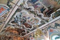 Cathedral interior in Trinity Sergius Lavra in Russia