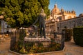 JEREZ DE LA FRONTERA, ANDALUSIA / SPAIN - OCTOBER 11 2017: CATHEDRAL OF JEREZ