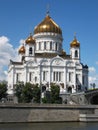 Cathedral of Jesus Christ Saviour, Moscow Royalty Free Stock Photo