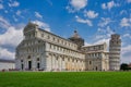 Cathedral and Leaning Tower in the Dome square of Pisa