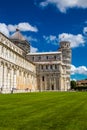 Cathedral And The Leaning Tower - Pisa, Italy Royalty Free Stock Photo