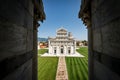 Cathedral and the Leaning Tower of Pisa in Tuscany Italy Royalty Free Stock Photo