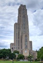 Cathedral of Learning at the University of Pittsburgh Royalty Free Stock Photo
