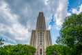 The Cathedral of Learning at University of Pittsburgh, in Pittsburgh, Pennsylvania Royalty Free Stock Photo