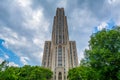The Cathedral of Learning at the University of Pittsburgh, in Pittsburgh, Pennsylvania Royalty Free Stock Photo