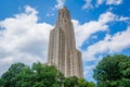 The Cathedral of Learning at the University of Pittsburgh, in Pittsburgh, Pennsylvania Royalty Free Stock Photo