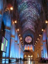 Cathedral Light Show Royalty Free Stock Photo