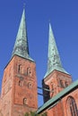Cathedral of Luebeck Royalty Free Stock Photo