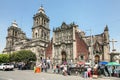 Cathedral Metropolitana in the center of Mexico City