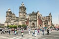 Cathedral Metropolitana in the center of Mexico City