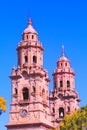 Cathedral of morelia in michoacan, mexico VI Royalty Free Stock Photo
