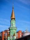 Cathedral mosque close-up against the blue sky. Russia. City of Perm Royalty Free Stock Photo