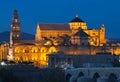 Cathedral-Mosque of Cordoba at the blue hour