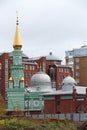 Cathedral mosque, rear facade, built 1902 - 1903,  Perm city, Russia Royalty Free Stock Photo