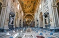 Interior sight in the Basilica of Saint John Lateran San Giovanni in Laterano in Rome, Italy. May-25-2019 Royalty Free Stock Photo