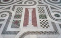 Pope Martin V Colonna mosaic coat of arms in the Basilica of Saint John Lateran in Rome.