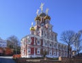 the Cathedral of the Most Holy Theotokos was built in 1719 in Nizhny Novgorod, Russia Royalty Free Stock Photo