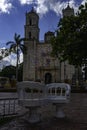 San Servacio Church in Valladolid, Yucatan, Mexico. Royalty Free Stock Photo