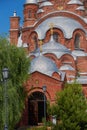 Cathedral in the name of the icon of the Mother of God of All Who Mourn Joy on the island of Sviyazhsk. Tatarstan, Russia