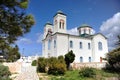 Cathedral of Naoussa town, Paros Island Royalty Free Stock Photo