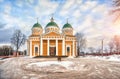 Cathedral of the Nativity of Christ in the monastery Royalty Free Stock Photo