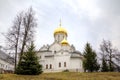 Cathedral of the Nativity of the Virgin. Savvino-Storozhevsky monastery. Zvenigorod, Russia. Royalty Free Stock Photo