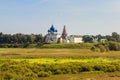 Cathedral of Nativity of the Virgin in Suzdal kremlin, Russia. Golden ring of Russia Royalty Free Stock Photo