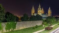 Cathedral by night, PÃÂ©cs, Hungary