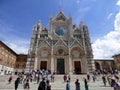 Italia. Sienne. Duomo. Cathedral Notre Dame de l`Assomption Royalty Free Stock Photo