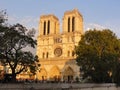 The cathedral Notre-Dame de Paris - France Royalty Free Stock Photo