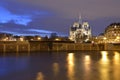 Cathedral Notre-Dame de Paris Royalty Free Stock Photo