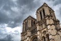 Cathedral Notre Dame On Ile De La Cite In Paris, France Royalty Free Stock Photo