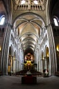 Cathedral Notre-Dame interior in Lausanne