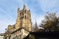 The Cathedral of Notre Dame of Lausanne , Switzerland Royalty Free Stock Photo