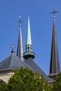 Cathedral Notre Dame - Grand Duchy of Luxembourg Royalty Free Stock Photo