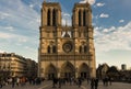 The cathedral Notre Dame , Paris, France. Royalty Free Stock Photo