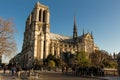 The cathedral Notre Dame, Paris, France. Royalty Free Stock Photo