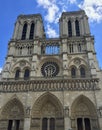 Cathedral notre dame Paris, France Royalty Free Stock Photo