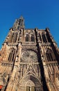 Cathedral Notre Dame of Strasbourg in Alsace, France Royalty Free Stock Photo