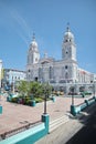 The cathedral of Nuestra Senora de la Asuncion, in Santiago de Cuba, Cuba Royalty Free Stock Photo