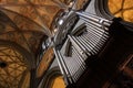 Cathedral organ close up