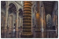 Cathedral of Orvieto, aka Duomo Orvieto. Umbria, Italy. Details of interior
