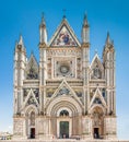 Cathedral of Orvieto (Duomo di Orvieto), Umbria, Italy Royalty Free Stock Photo