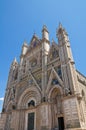 Cathedral of Orvieto. Umbria. Italy. Royalty Free Stock Photo