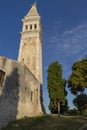 Cathedral of St.Euphemia in Rovinj town in Croatia Royalty Free Stock Photo