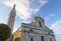 Cathedral of St.Euphemia in Rovinj town in Croatia Royalty Free Stock Photo