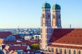 Cathedral of Our Dear Lady, The Frauenkirche in Munich city, Germany Royalty Free Stock Photo