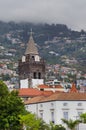 The Cathedral of Our Lady of the Assumption in Funchal - the capital of Madeira, Portugal. Royalty Free Stock Photo