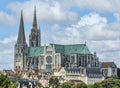 Cathedral of Our Lady of Chartres Royalty Free Stock Photo